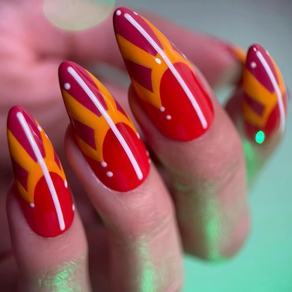 Turbo - Album Cover Art Press-on Nail Set - Set of 28-30 Press-on