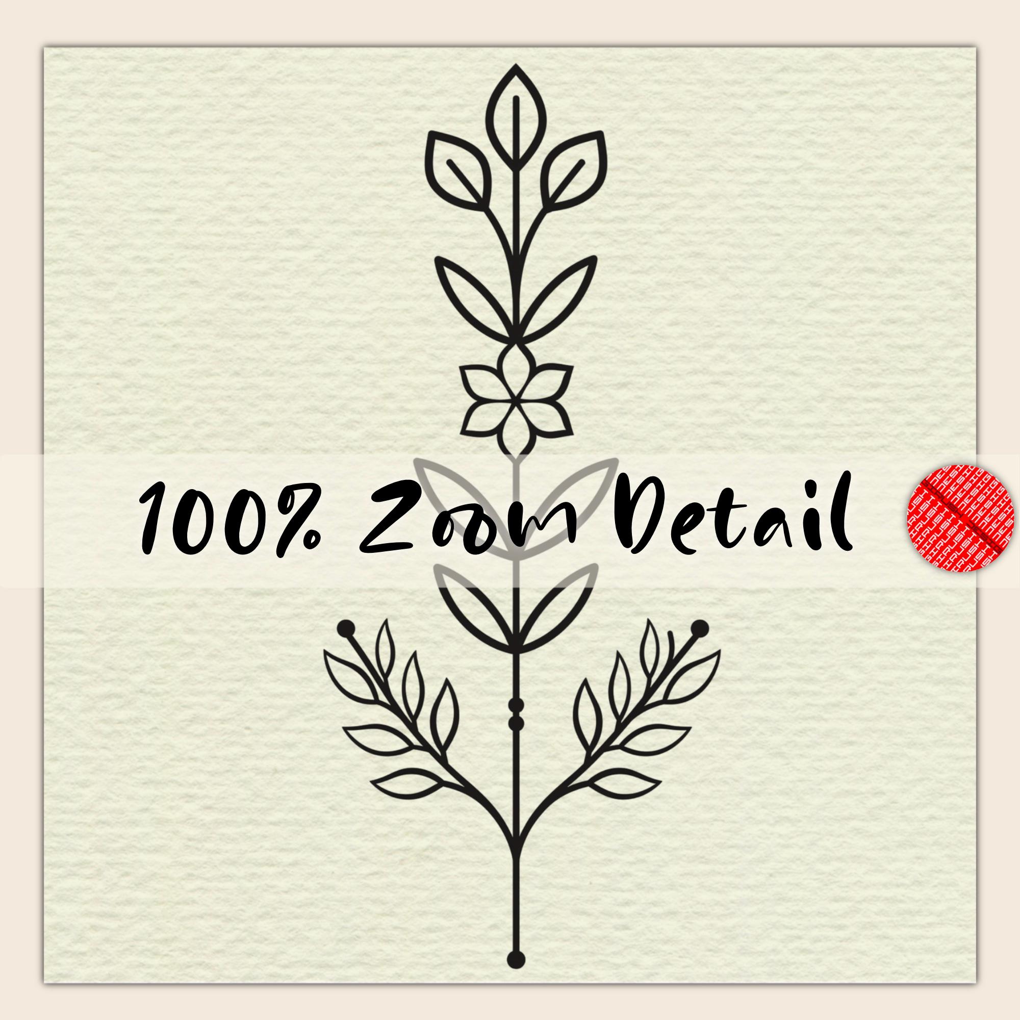 50 Minimalist Flower Procreate Stamps - Dainty Floral Line Art (digital ...
