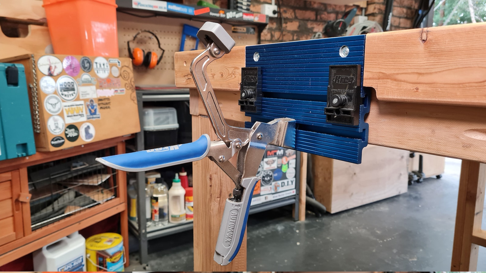 Clamp Track Workbench With Kreg Clamp Vice Plans imperial & Etsy