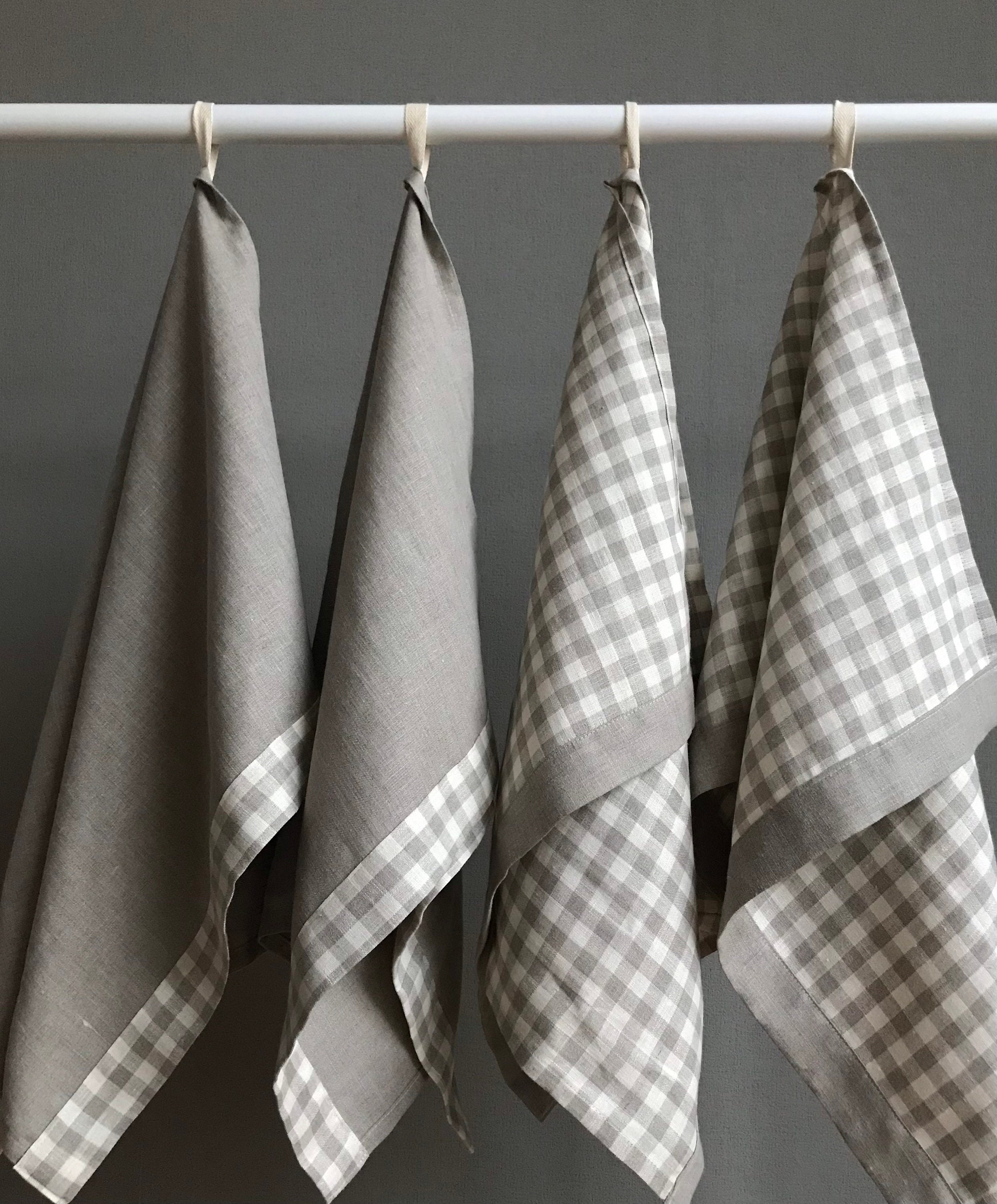 Linen Kitchen Gift Towels. Eco Tea Towel. Soft Linen Hand Towel