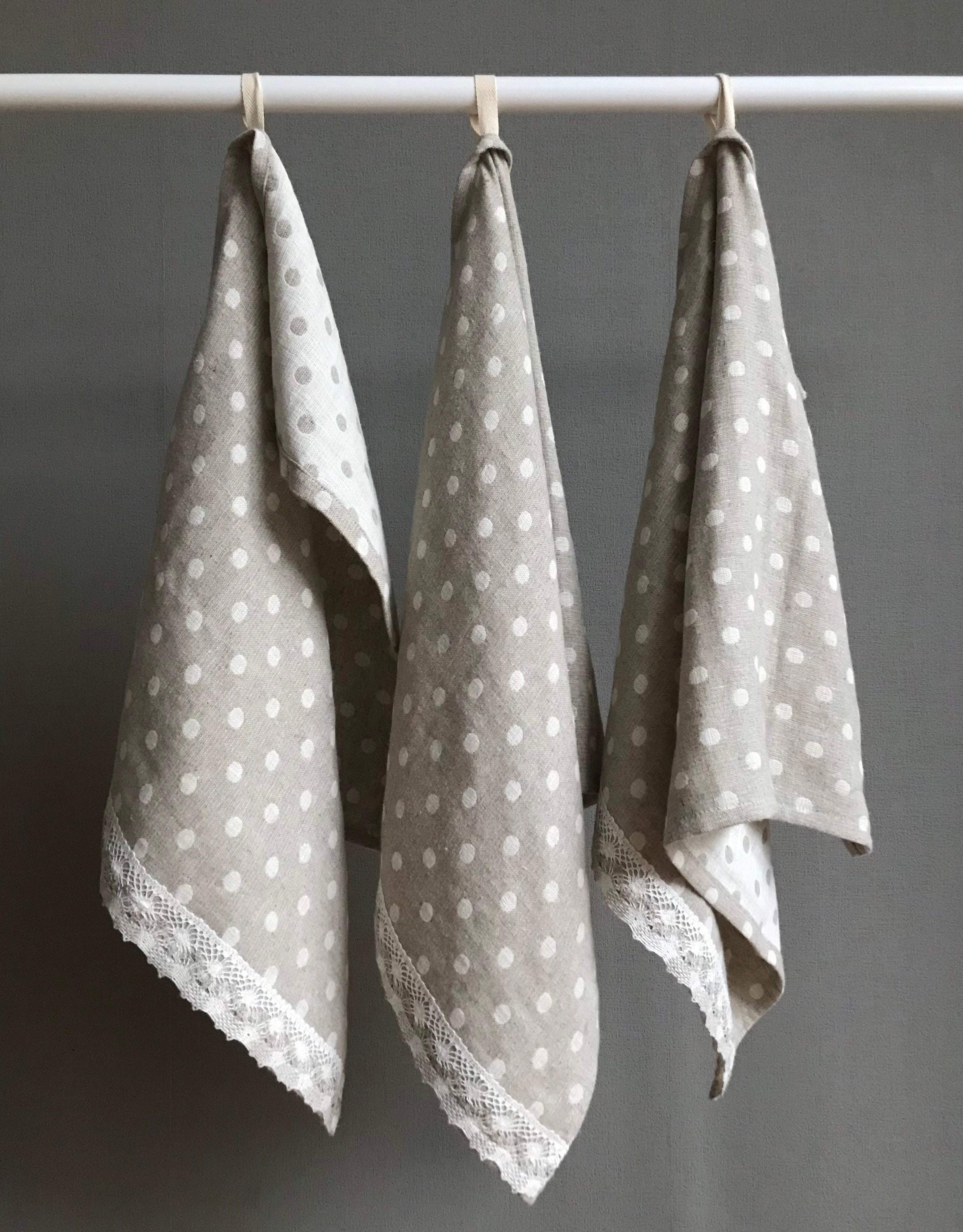 Under The Canopy Linen Tea Towel - Natural Natural / One Towel