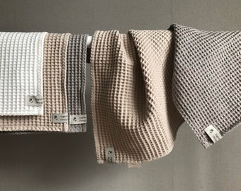 Cotton Fingertip Small towels, Waffle Weave Face Tea Hand Towels, SPA B&B organization, Eco friendly soft cotton fabric