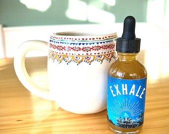 EXHALE - Reishi Tincture Shiitake Extract Lavender Flower Chamomile evening relaxation tincture reishi extract dual extract