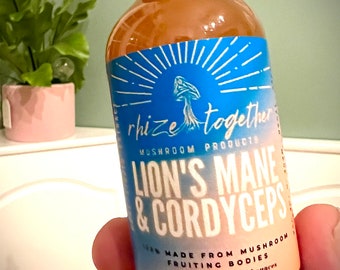 Lion's Mane & Cordyceps Dual Extract Mushroom Tincture