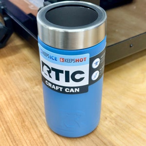 RTIC Craft Can Koozie 16 oz. Teal - Stainless Steel Double Wall Vacuum