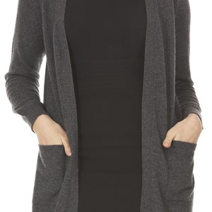 Velanio Cashmere Lightweight Open Cardigans Made from Luxurious Pure Cashmere image 7