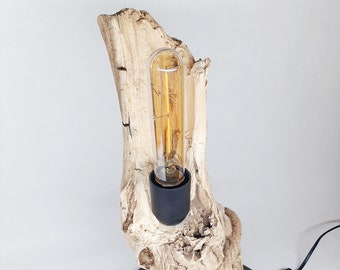 Wooden lamp - wooden lamp - table lamp - design - furniture - handmade lamp