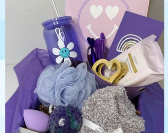 Purple Haze College Student Gift Box: Personalized Care Package