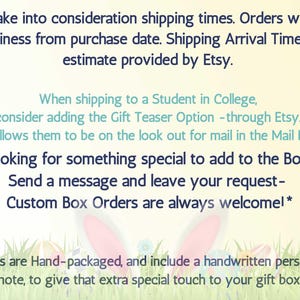 Easter Gift Box for College Student for Him/Her