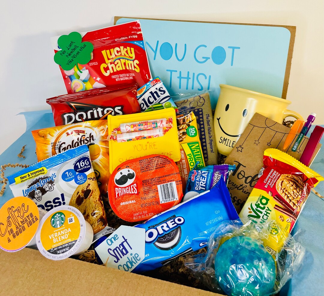 Finals and Midterms Survival College Care Package, Finals Care Package