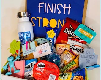 Finals Care Package: College Student Survival Kit with Snacks & Study Supplies
