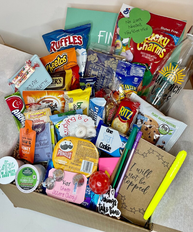 Finals Survival College Care Package Finals Care Package Etsy