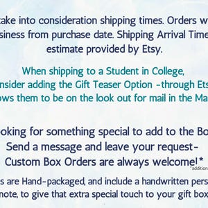 Something Out of the Blue College Care Package, Feeling Blue Care Package, Blue Themed Care Package forGuy or Girl