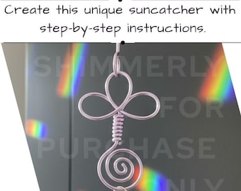 PDF Tutorial: Wire Wrapped Celtic Knot Suncatcher Pattern | Beginner DIY Instructions | Digital Download