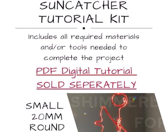 DIY Cardinal Suncatcher Kit: Wire Art & Crystal Rainbow Maker