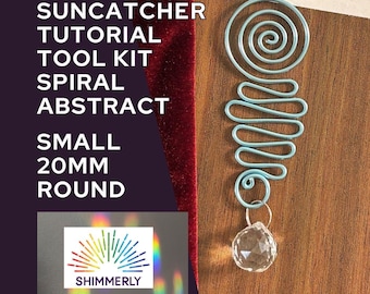 Wire Art Spiral Heart Suncatcher Tool Kit & Supplies.