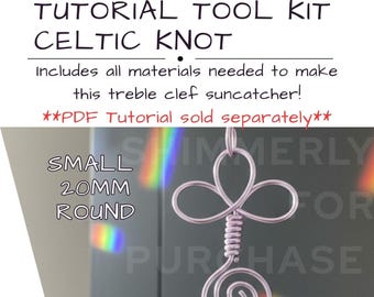 Create Your Own Wire Celtic Knot Suncatcher Tool Kit: Materials & Essential Tools Included!