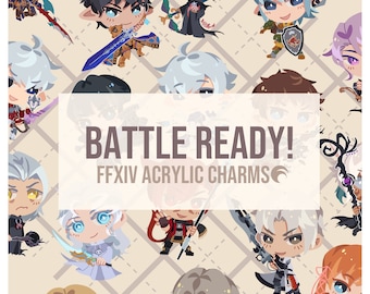FFXIV Battle Ready! 2.5 Inch NPC Keychains