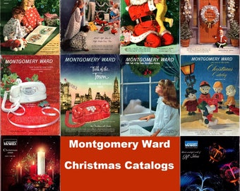 Montgomery Ward Christmas Wish Book Catalogs (on Disc or USB Flash Drive)