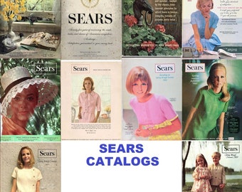 Sears Seasonal Big Book Catalogs (on Disc or USB Flash Drive)