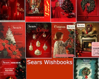 Sears Christmas Wish Book Catalogs (on Disc or USB Flash Drive)