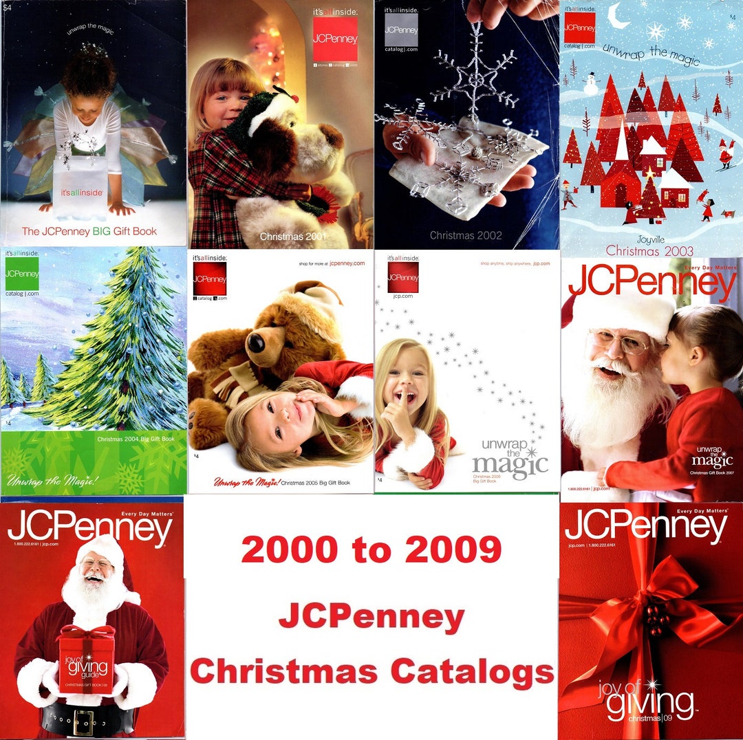 Jcpenney Christmas Catalogs 20002009 Etsy