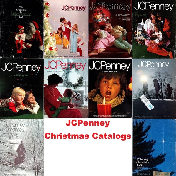 JCPenney Christmas Wish Book Catalogs (on Disc or USB Flash Drive)