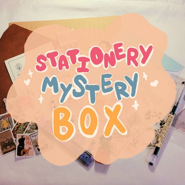 Art Supplies Mystery Box Etsy