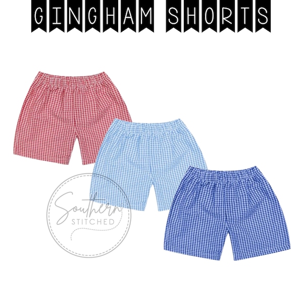 Gingham Shorts