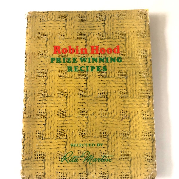 SALE Robin Hood Prize Winning Recipes 1947 Cookbook Rare Rita Martin Softcover/Coiled