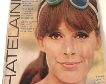 Chatelaine 1966 May Issue Vintage Coffee Table Magazine Mod/Retro Decor