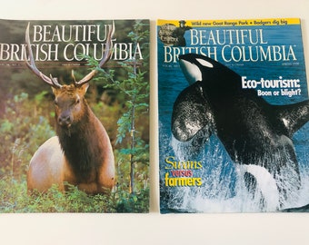 2 Beautiful British Columbia Magazines 70’s
