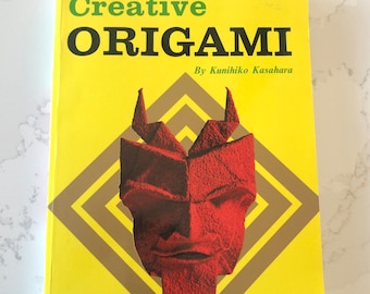 Creative ORIGAMI 1960’s Paperback By Kunihiko Kasahara Japanese Design Book