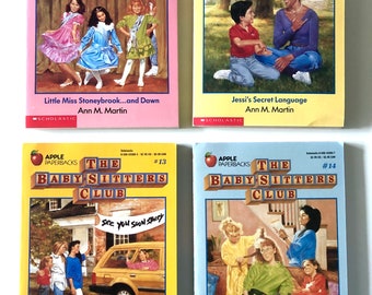 1988 Babysitter Club Books Series 13,14,15,16 Like New!