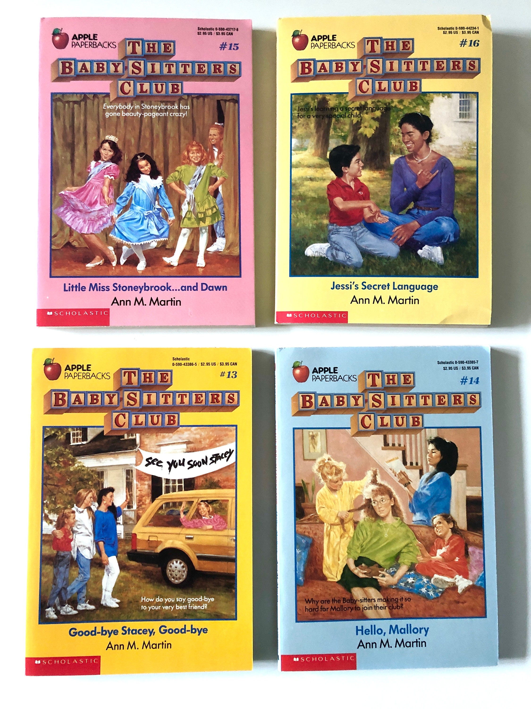 1988 Babysitter Club Books Series 13,14,15,16 Like New! - Etsy
