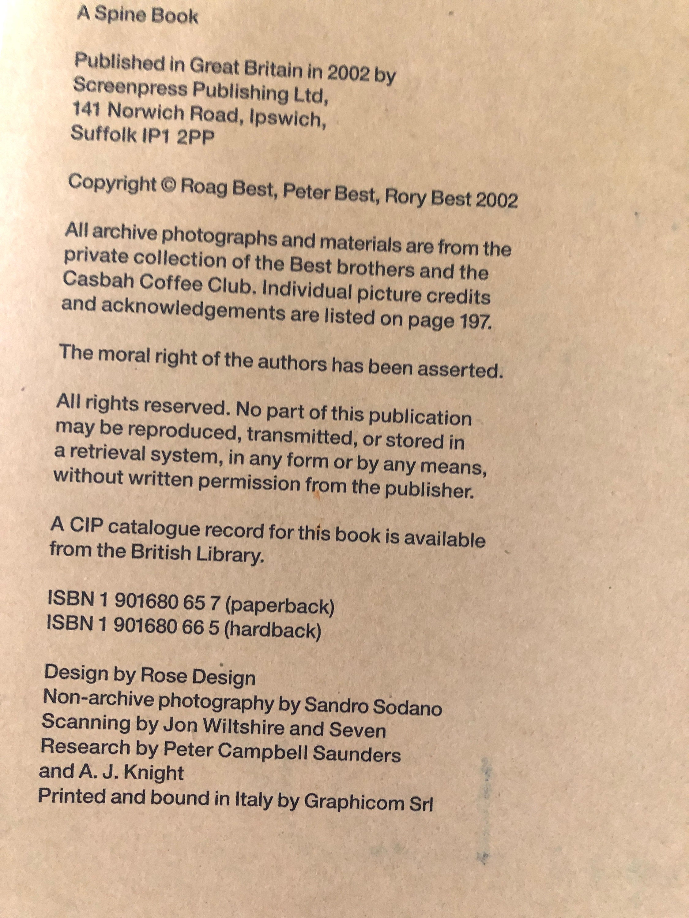The Beatles A True Beginnings Signed by Authors Roag Best Pete and Rory ...