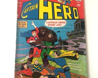 Vintage Jughead As Captain Hero #4 Issue 1967 Comic