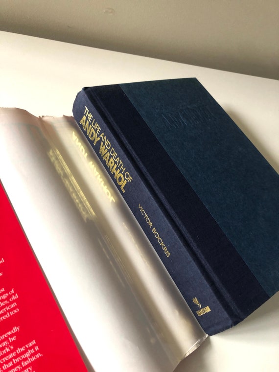 ANDY WARHOL the Life and Death by Victor Bockris HC 1989 With Dust