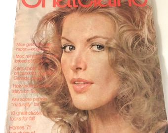 Chatelaine Vintage Magazine September 1971 Issue