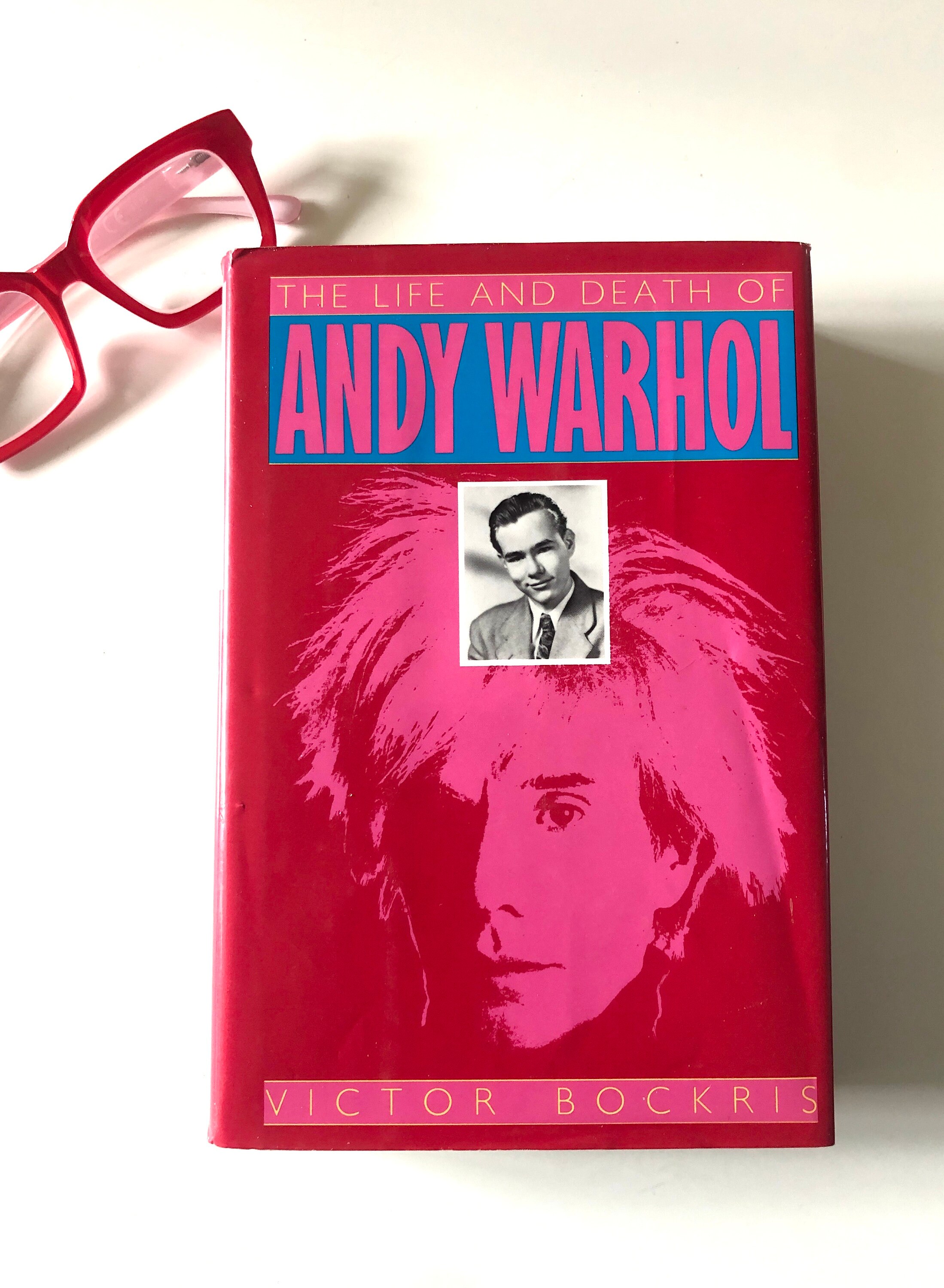 ANDY WARHOL the Life and Death by Victor Bockris HC 1989 With Dust