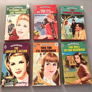 6 Harlequin Romance Paperback Lot 60’s/70’s
