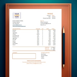 Advanced Business Invoice & Billing Excel Template- A Solution for Small Businesses | Handles All Your Accounting Needs