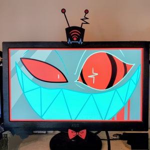 Vox Screen Hat/Screen Decoration Hazbin Hotel