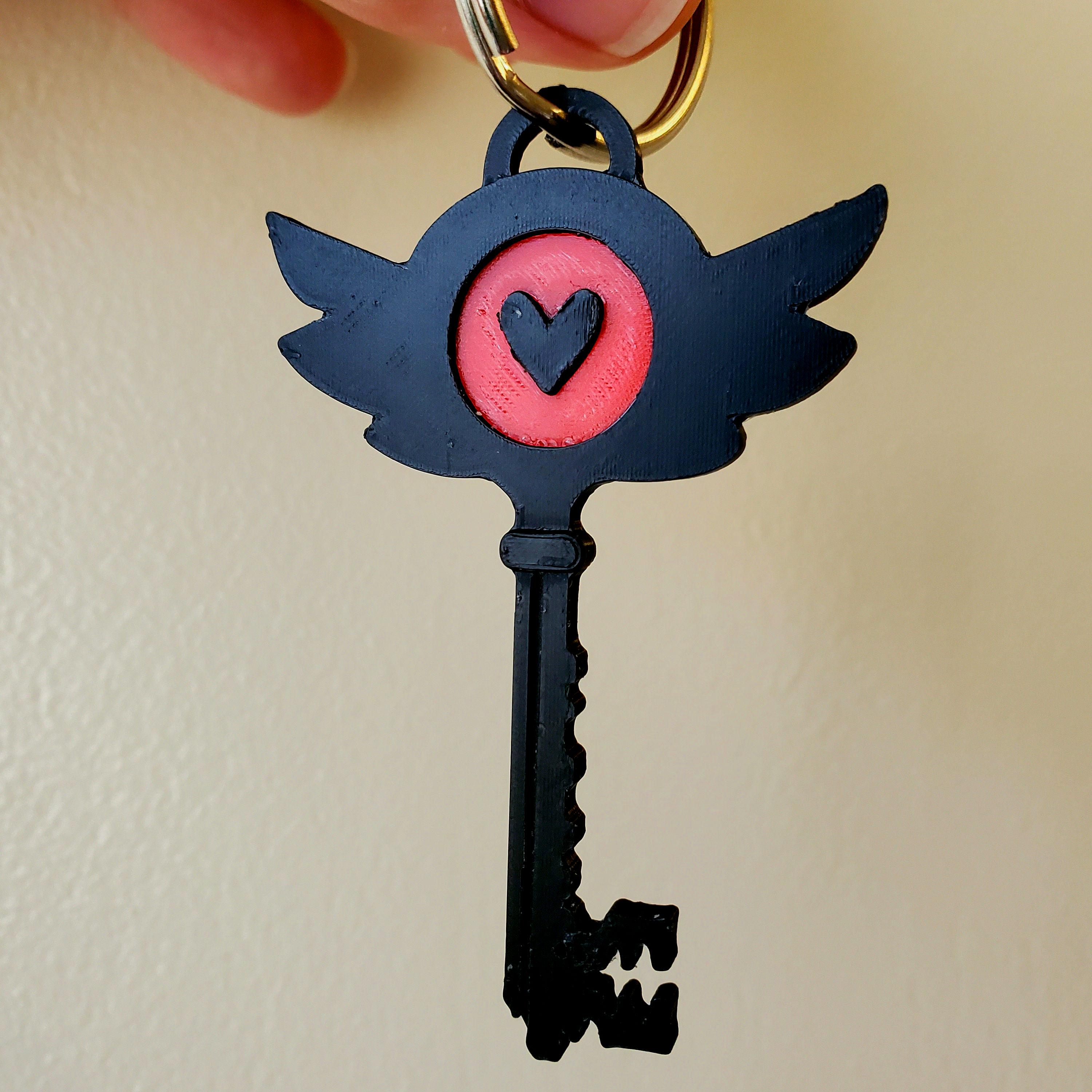 Hazbin Hotel Cherri & Pentious Valentine's Keychain Set