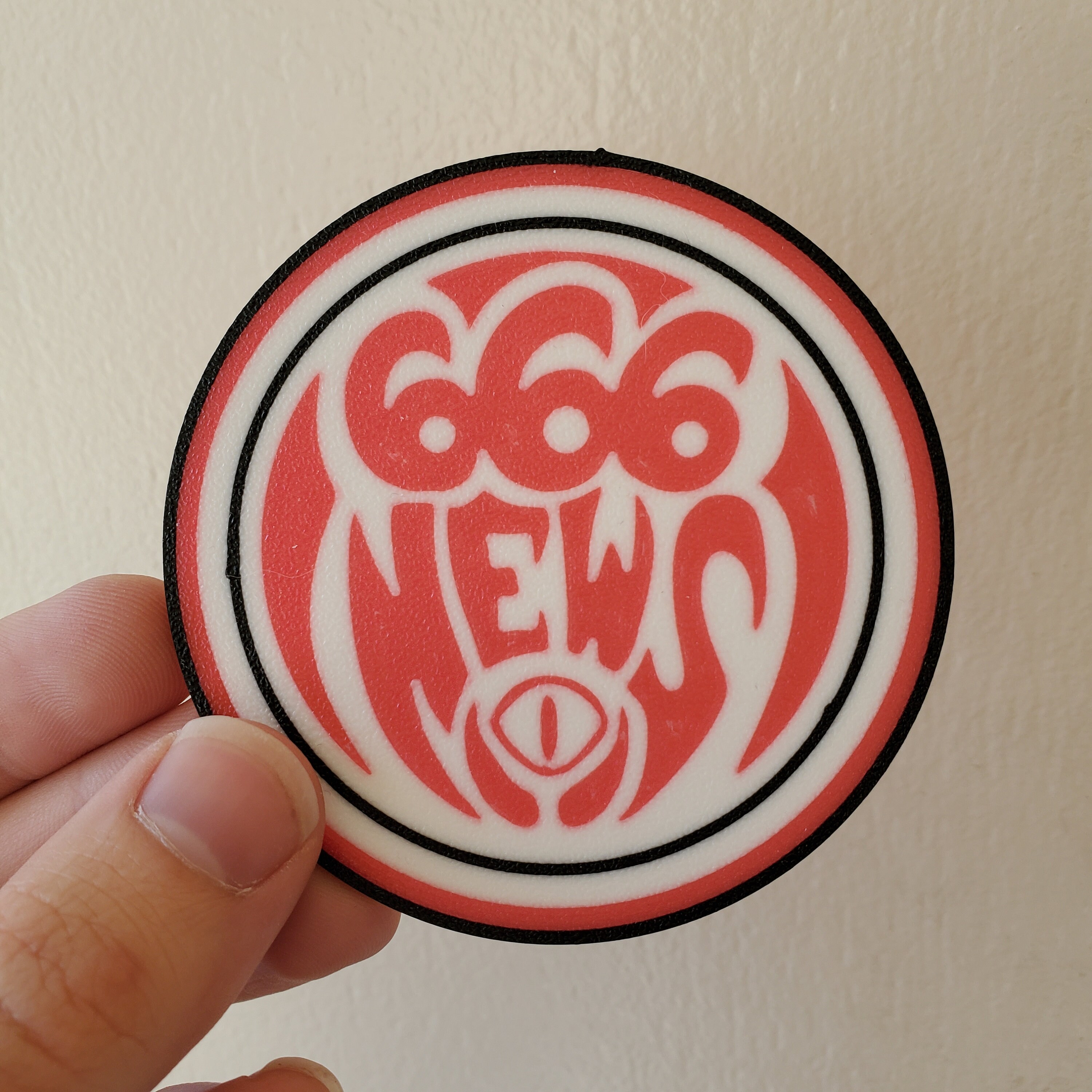 666 News Hazbin Hotel Wall Hanging/coaster/logo - Etsy