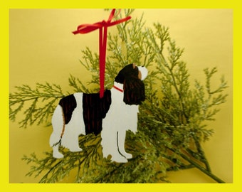 Cavalier King Charles Ornament/Magnet, Personalized Gift, Dog Christmas Decor,Pet Portrait,HandPainted Decor,Dog Lover's Gift,Dog Mom's Gift