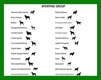 Sporting Group Ornaments/Magnets, Hunting Dogs, Personalized  Dogs, Dog Xmas Decor, Personalized Ornament/Magnet, Dog Portrait