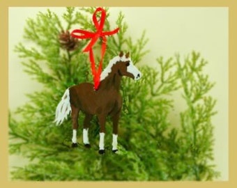 Horse #6 Ornament/Magnet, Horse Xmas, Pet Ornament, Personalized Gift, Horse Lovers Gift, Equestrian Gift, Horse Portrait, Personalized Xmas