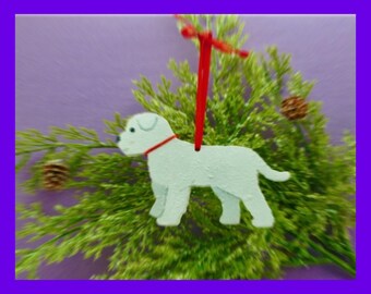 Bichon Frise Ornament/Magnet, Personalized Gift, Dog Christmas Decor, Pet Portrait, Handpainted Decor, Dog Lovers Gift, Dog Mom's Gift