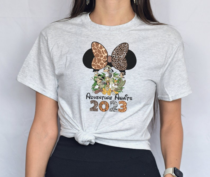 Disney Animal Kingdom Shirt Minnie Mouse Shirt Disney Etsy